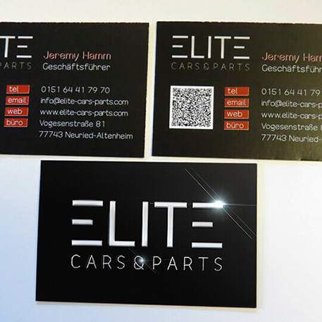 Elite Cars & Parts | Logodesign & Geschäftsausstattung | Gestaltung & Druck