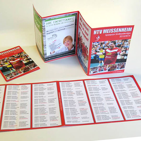 HTV Meissenheim | Spielplan | Gestaltung & Druck
