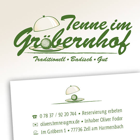 Tenne im Gröbernhof | Logodesign & Geschäftsausstattung | Gestaltung & Druck